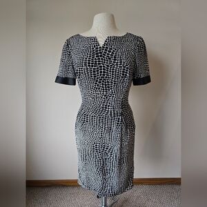 Vintage Maggy London Silk Dress Womens Sz S.